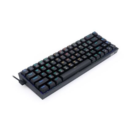 Keyboard gaming redragon mechanical wired usb type-c macro 68 keys 60% tkl castor k631rgb k631 rgb k-631