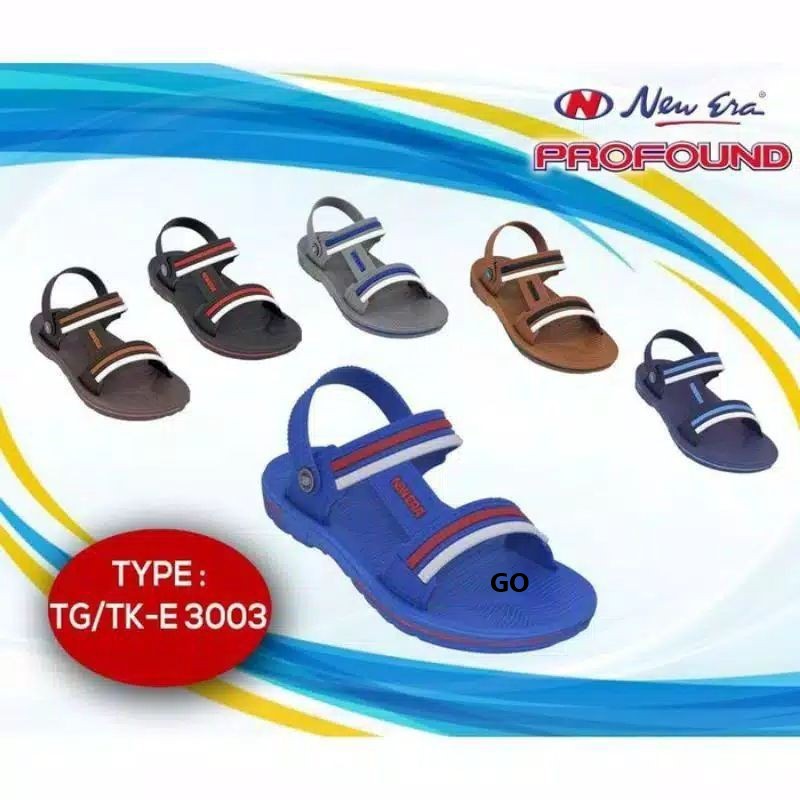 gos NEW ERA TK E 3003 Sandal Karet Tali Anak Laki Perempuan Sendal Gunung Anak