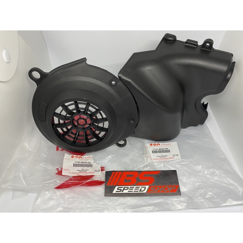 Cover tutup blok mesin kanan dan cover tutup kipas suzuki skywave skydrive 125