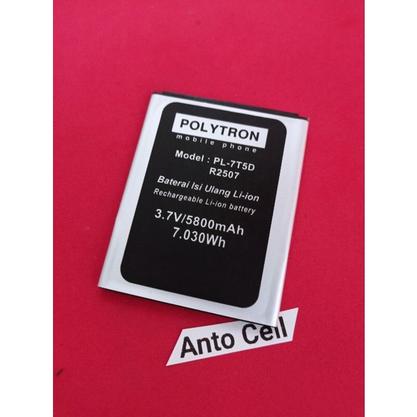 Baterai batre polytron R2507 rocket T3 PL-7T5D battery hp