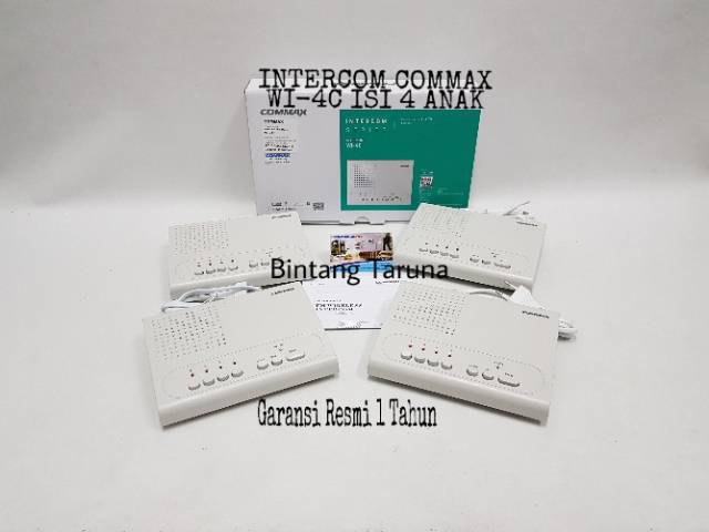 Intercom Commax WI-4C Intercom Wireless Commax WI-4C (isi 4 Pcs)