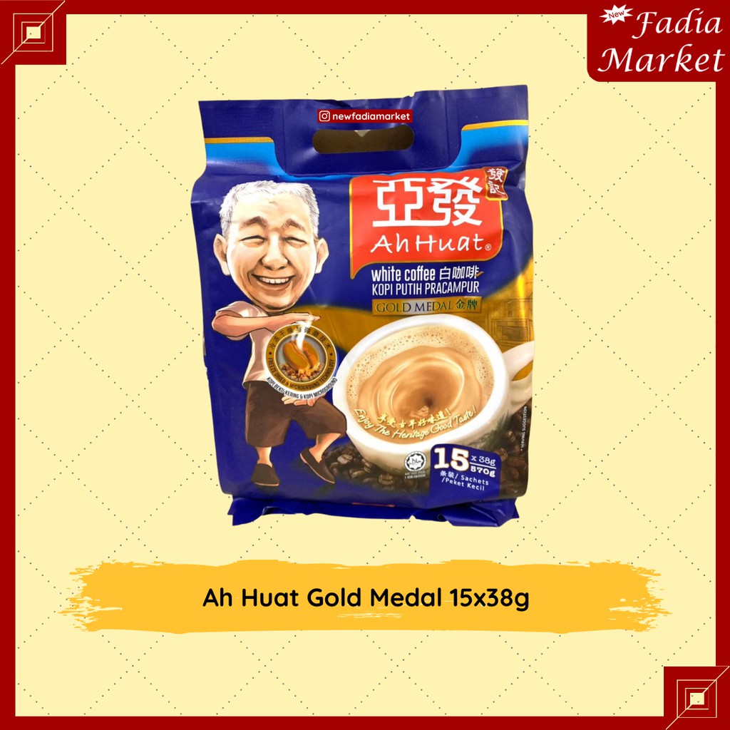 

Ah Huat Kopi Malaysia - Gold Medal 15x38g