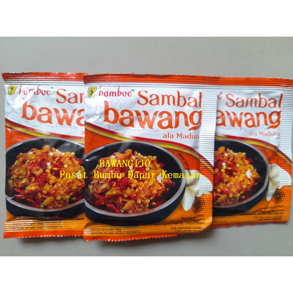 

Bamboe Sambal BAWANG ala Madura 15gr