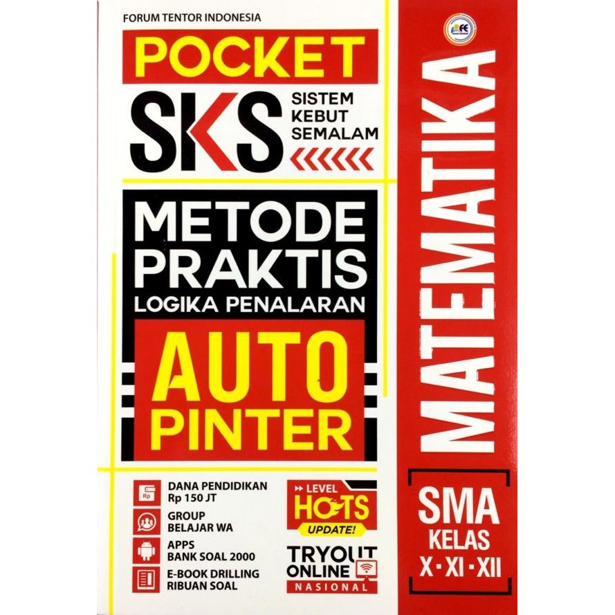 Pocket Sks Sistem Kebut Semalam Ekonomi Sma Kelas X Xi Xii-Pocket SKS MATEMATIK