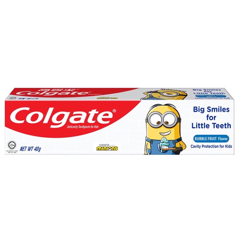 Colgate Toothpaste Kids 40gr Minion Barbie Pasta Gigi Anak Odol Anak Floride Mencegah Gigi Berlubang