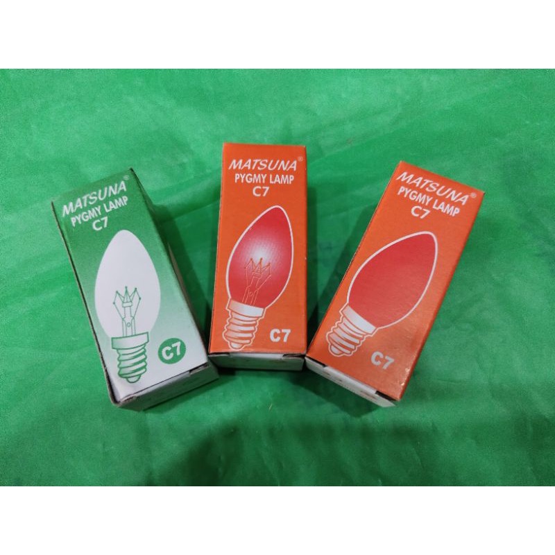 BOLA LAMPU CABE E12 MATSUNA/NASACOM/IKEHO