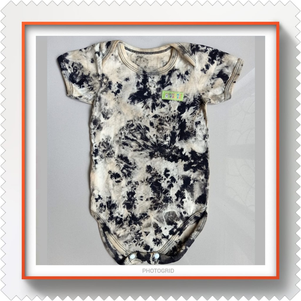 Jumper Bayi Keren Lucu Tie Dye Hitam