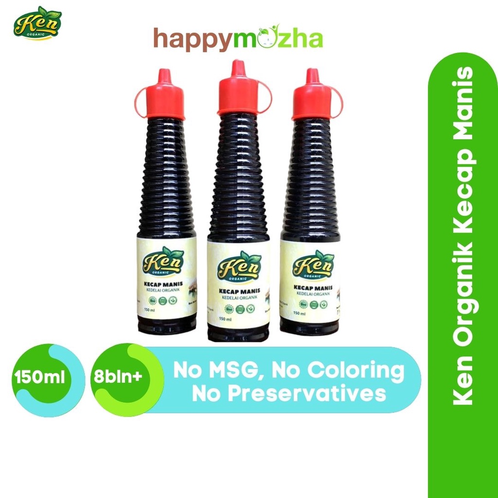 

Ken Organic Kecap Manis Kedelai Organik 150ml