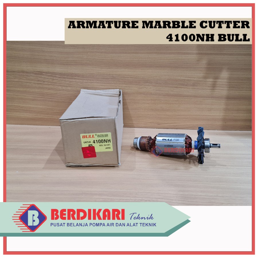 BULL ARMATURE ANGKER 4100NH FOR MESIN MAKITA Marble Cutter 4100NH