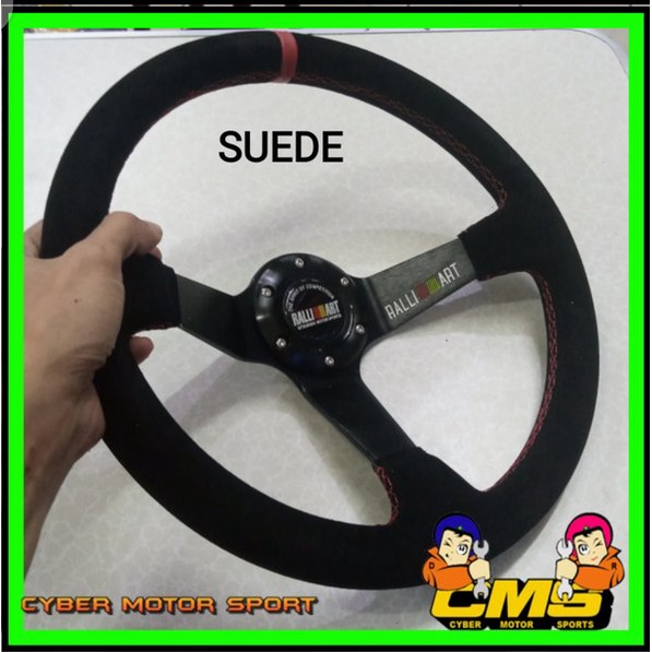 Ori stir racing 14 inch universal sporty. stir JDM. setir mobil univer