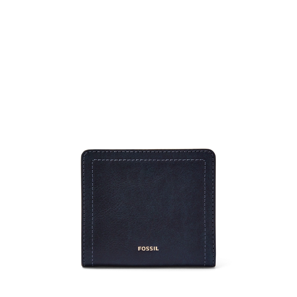 Fossil Logan RFID Small Bifol Blue SL7829-406 Dompet Wanita
