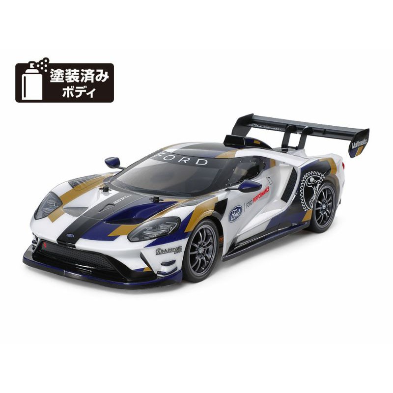 58689 Tamiya Electric RC Car Series 1 / 10RC 2020 Ford GT MK II (TT-02 Chassis)