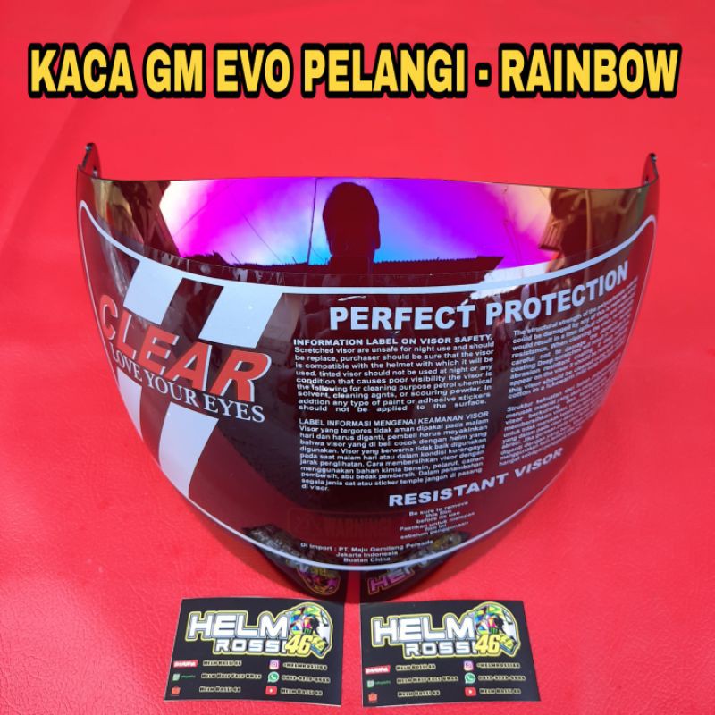 [COD] Distributor KACA VISOR GM EVO RAINBOW PELANGI