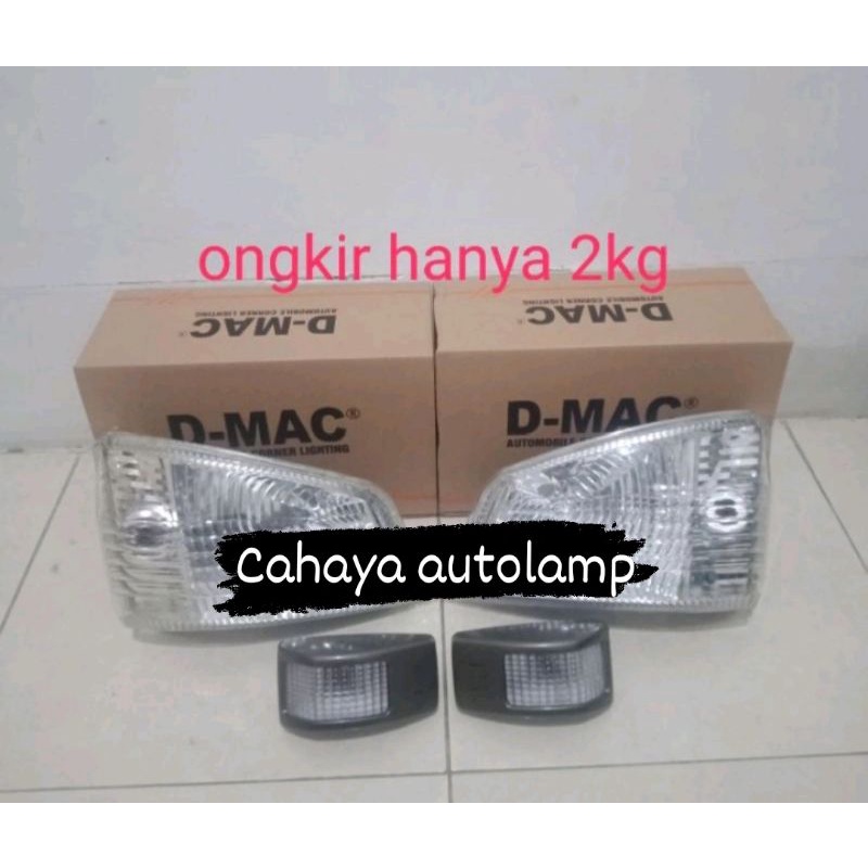 Lampu sein Hino Ranger FM500 dan Lampu sein pintu bawah hino Ranger  FM500 warna Putih Sepaket