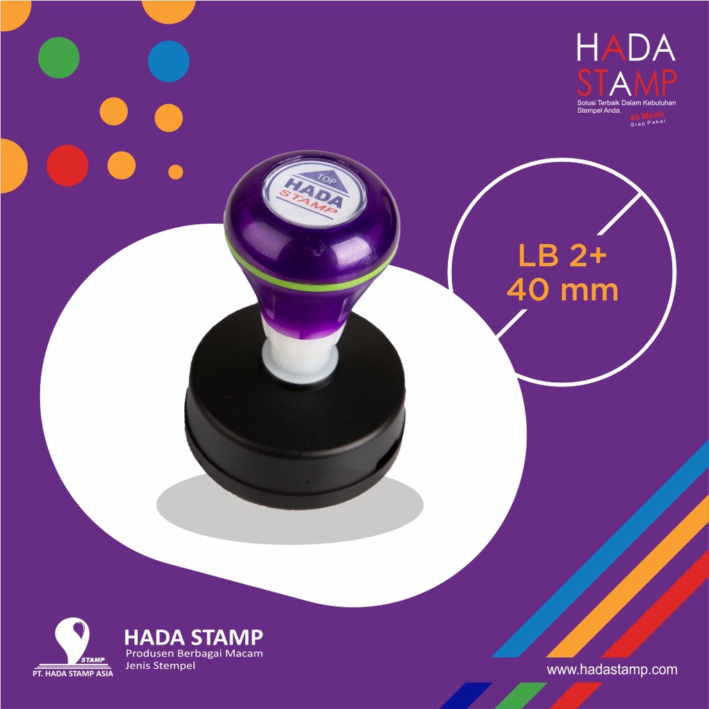 

Bikin Stempel Warna Custom Pusat Stempel Flash Stempel Kilat Free Setting Design Tinta Waterproof LB2+ diameter 4 cm