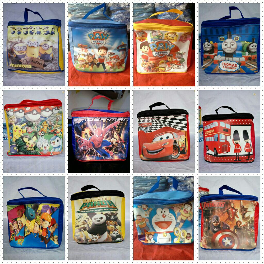 

Tas KUBUS Parasut OSKAR Souvenir goodie Bag ulang tahun anak Ultah harga Murah
