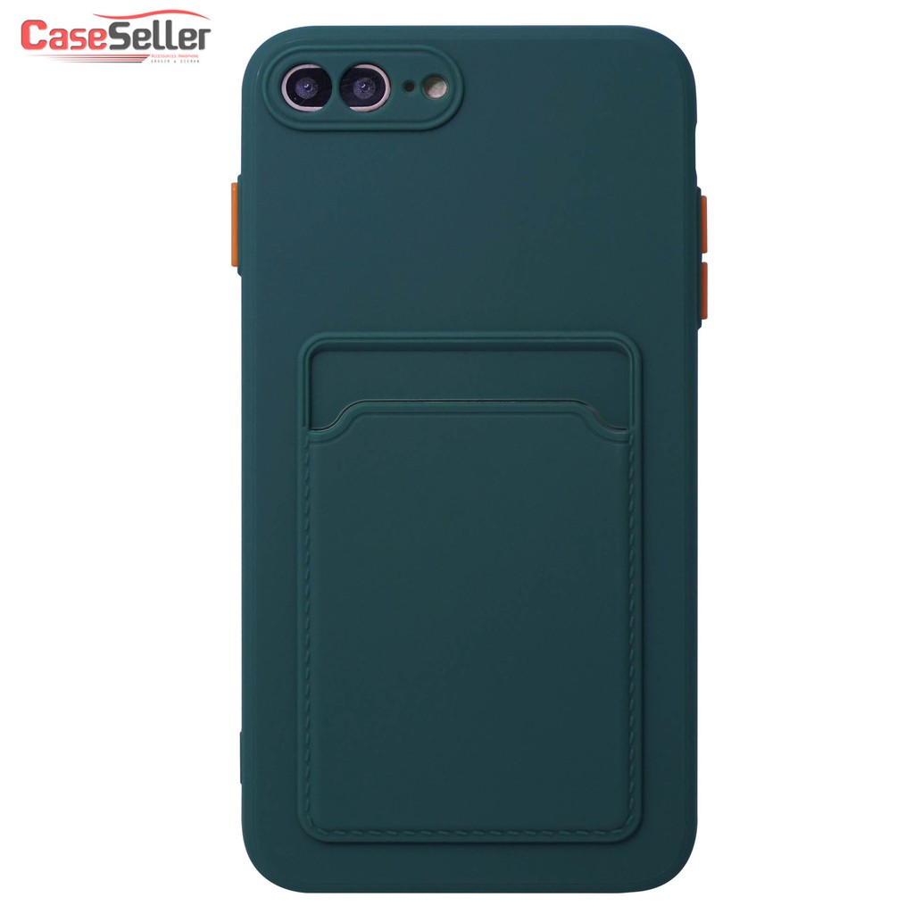 Case Iph 6G  6G+  7G/ 8G  X/ XS  XR  XS Max Case Casing TPU Pocket Ada Tempat Kartu CaseSeller