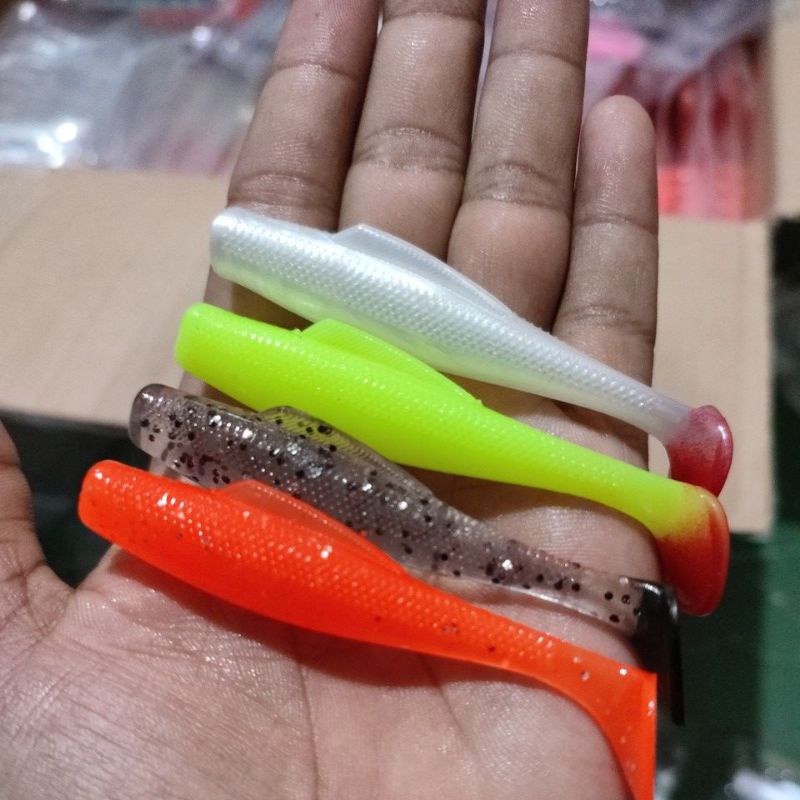 SOFT LURE 8CM SATUAN I UMPAN CASTING IKAN GABUS DAN TOMAN