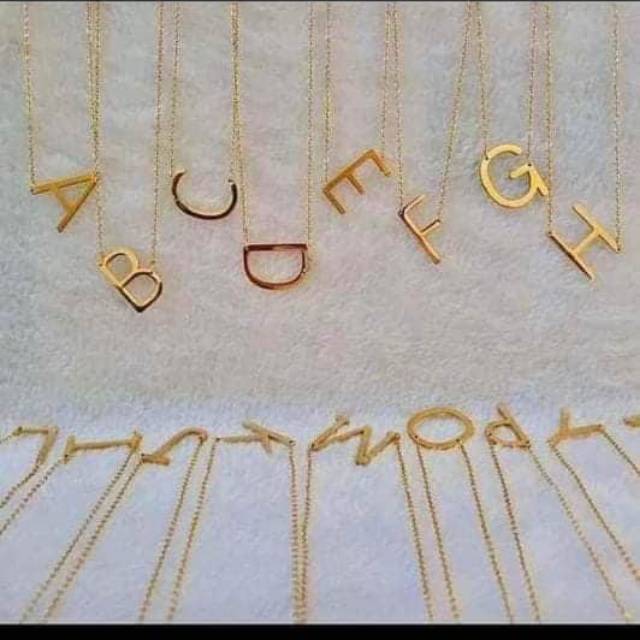 Jual Kalung huruf inisial | Shopee Indonesia
