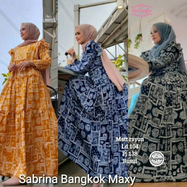 Gamis Busui SABRINA BANGKOK MAXY ORI RADAFFA