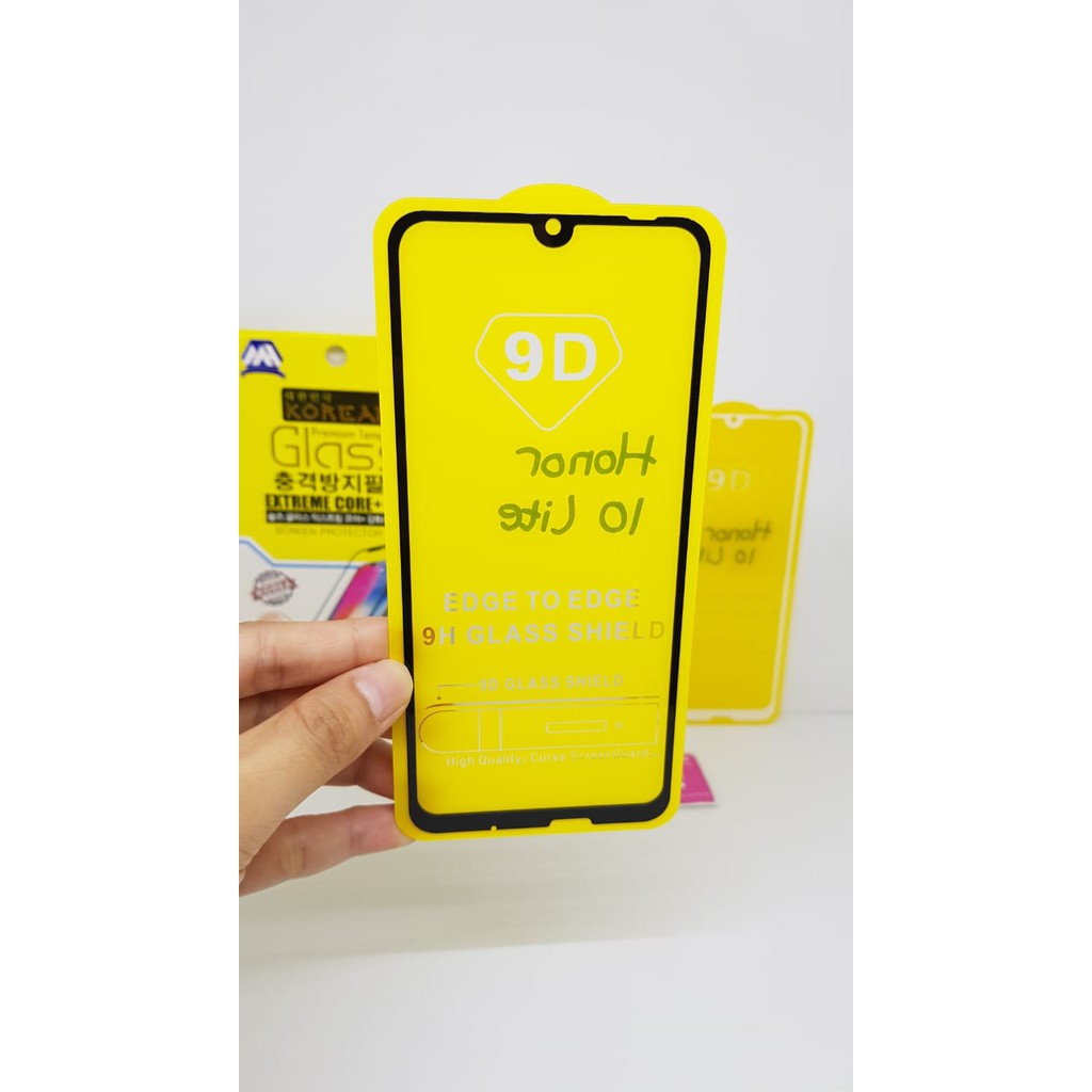 KOREAN Tempered Glass FULL LEM Honor 10 Lite 6.21&quot; FULL SCREEN Guard Honor HRY LX1 HRY LX2 FULL LEM