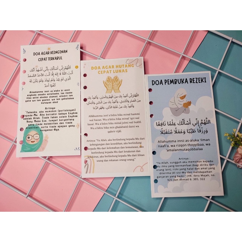 

Kertas Isi Refill Binder A6 Konten Doa Pembuka Rezeki Loose Leaf Budgeting Financial Planner Jurnal Journaling