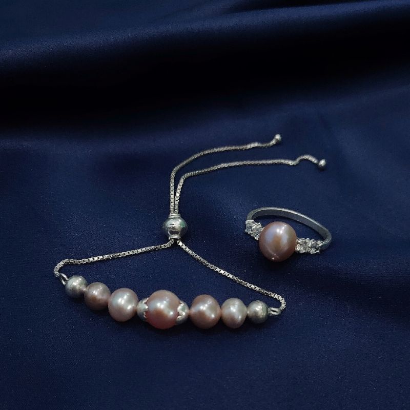 Set Gelang dan Cincin Perak 925 asli lombok Bersertifikat Gelang perak 925 asli bersertifikat Cincin