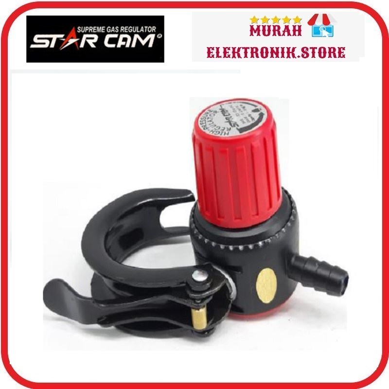 Regulator Gas StarCam SC-T12T High Pressure Tekanan Tinggi tanpa Meter FREE BUBBLE