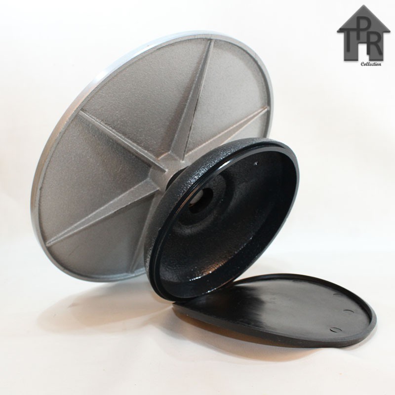 Premium Pottery Wheel / Piring Putar Tanah Liat Metal - D30