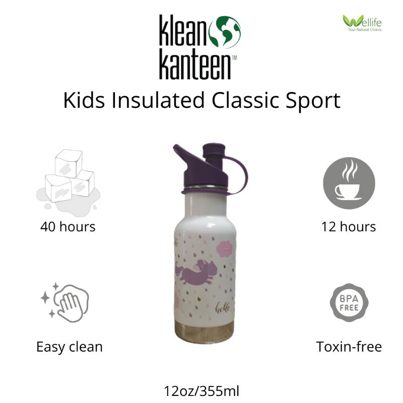 Klean Kanteen Insulated Kid Classic Sport 355ml