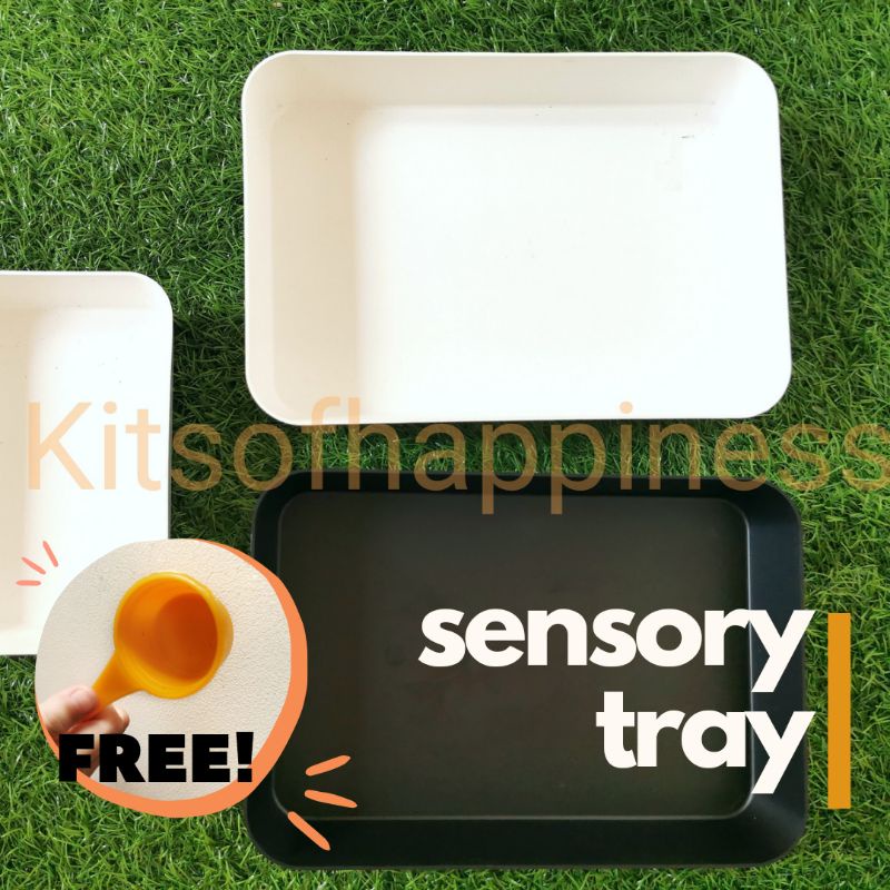 Premium (Mount) Sensory tray nampan bermain / montessori tray sensory play