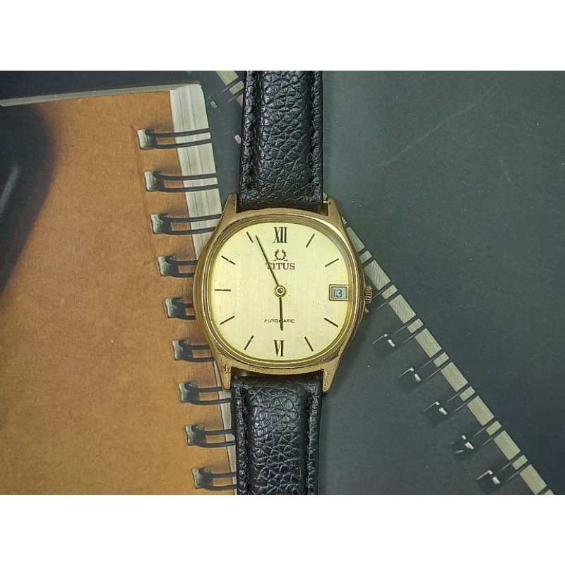 Vintage Solvil et Titus Gold Dial Swiss Automatic Watch