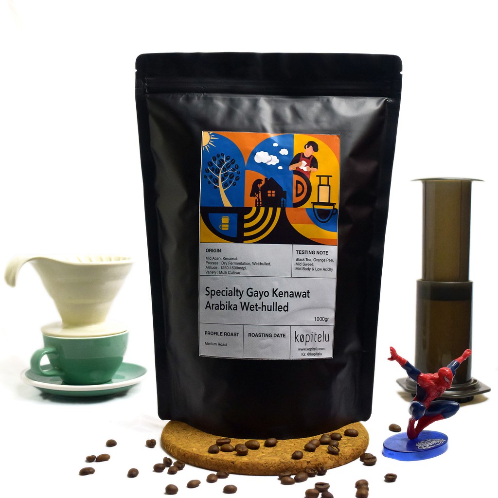 

Kopitelu Specialty Gayo Kampung Kenawat Arabika Wet-hulled 1 KG