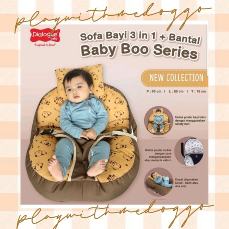 DIALOGUE Sofa Bayi 3in1 BABY BOO Murah Meriah