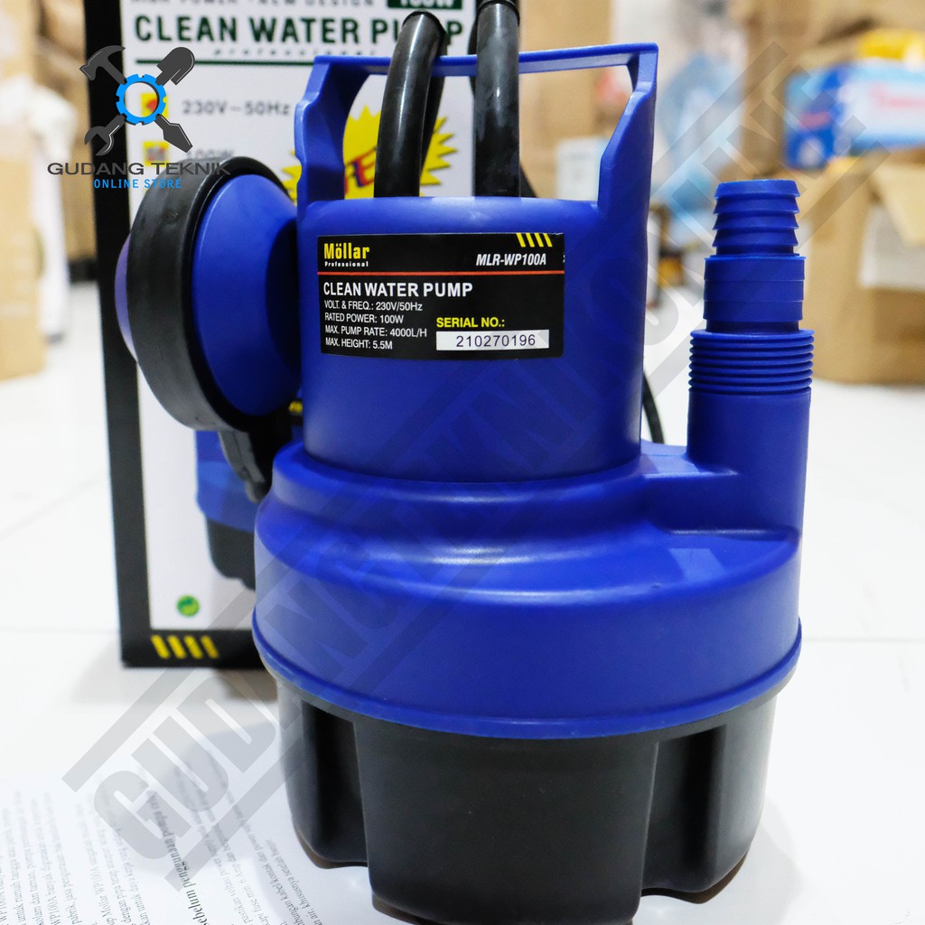 Pompa Celup Otomatis Mollar WP100A - Submersible Automatic Pump WP100A Mollar