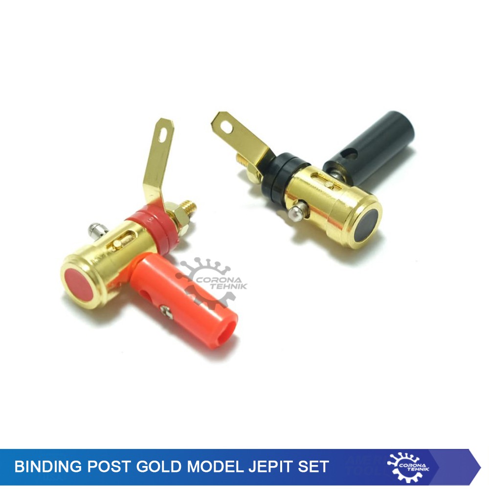 Binding Post Gold Model Jepit Set