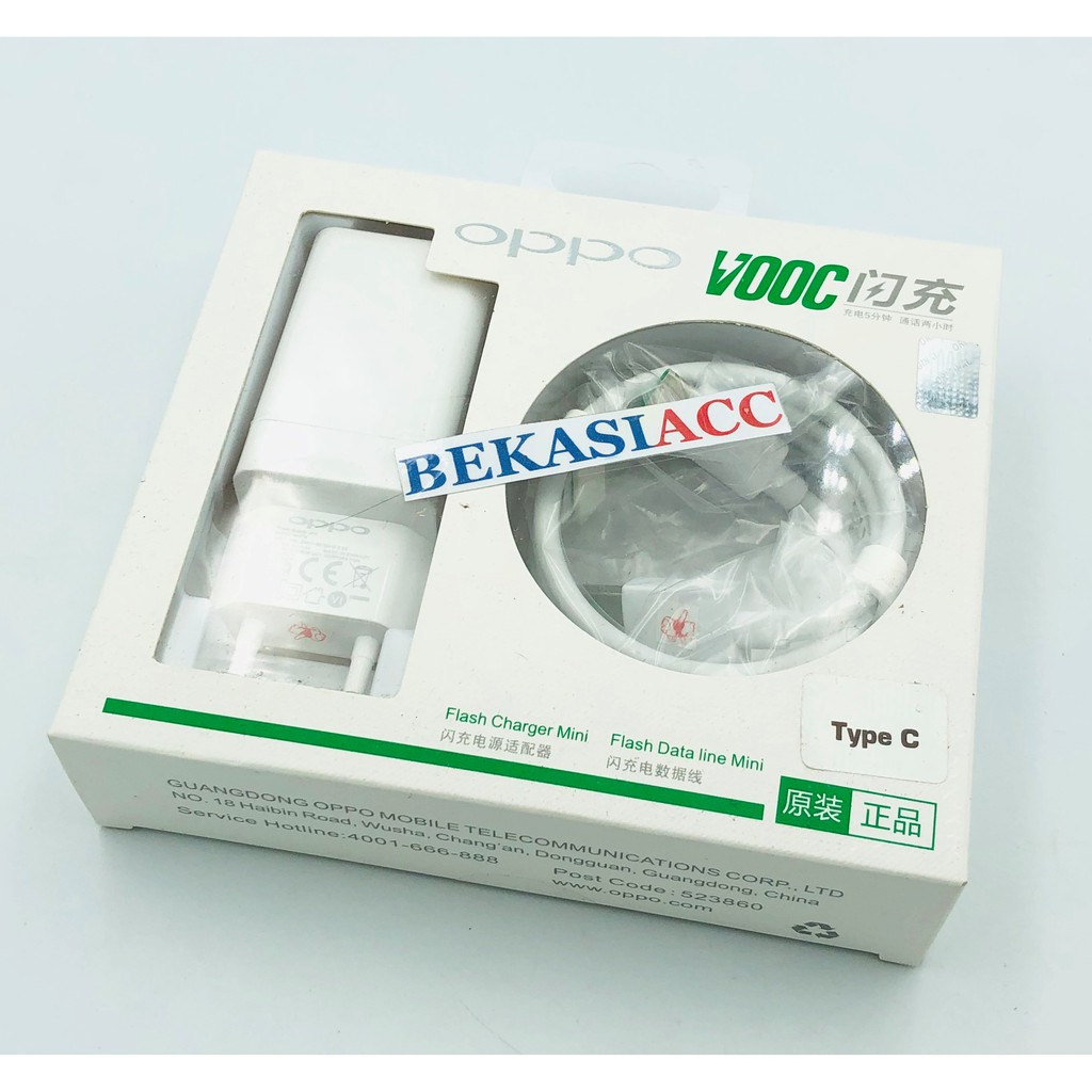 CHARGER OPPO TYPE C VOOC / CHARGER OPPO VOOC TYPE C FAST CHARGING ORI