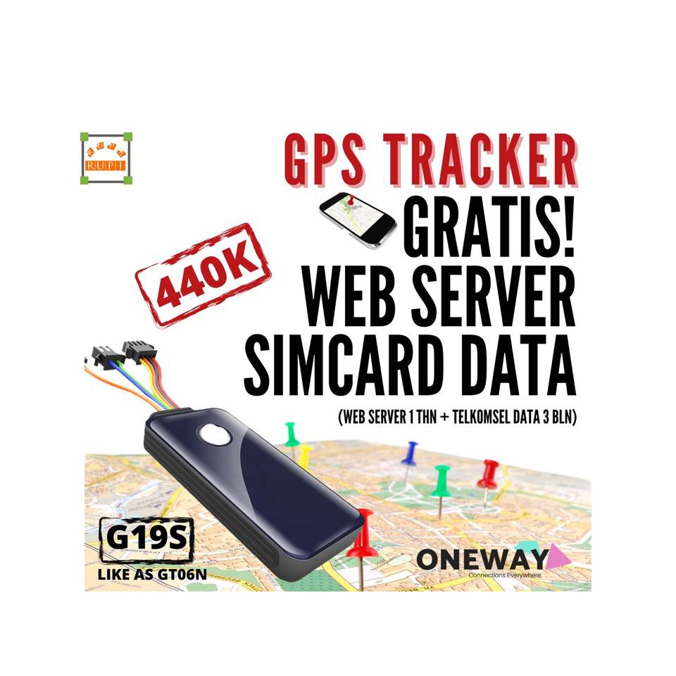 GPS Tracker G19S Setara Dengan Concox GT06N Plus Gratis Server 1 Tahun dan Simcard Data 3 Bulan