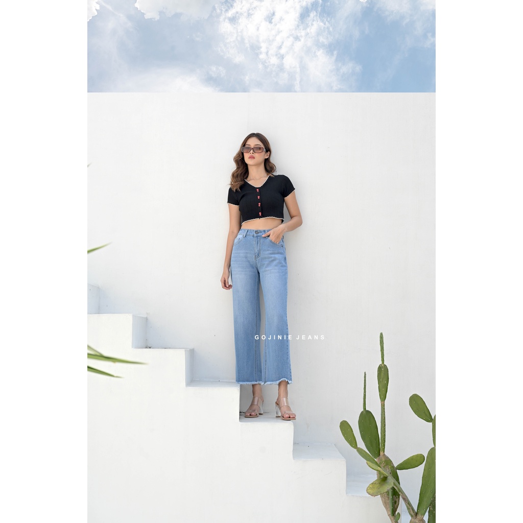 GOJINIEJEANS - Highwaist Culottes Jeans - 4098 - CULOTTES