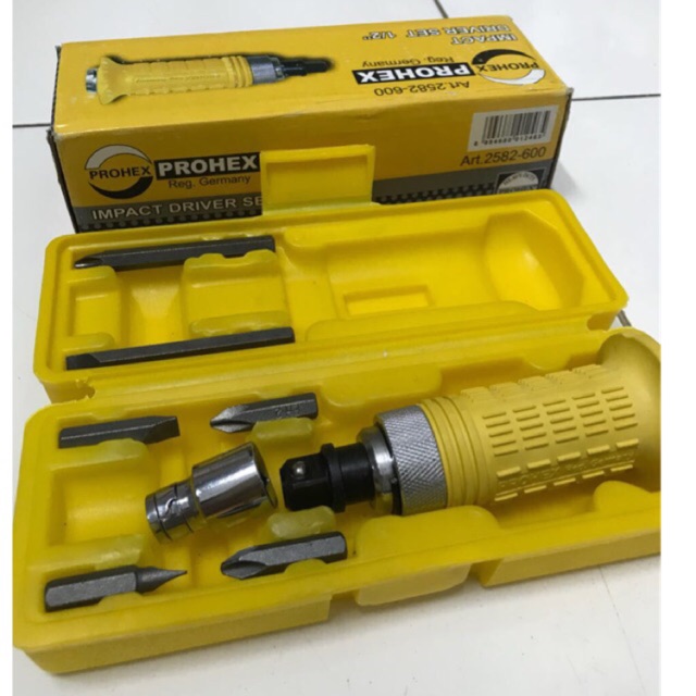 Obeng ketok set Hasston 1/2 Inch Impact driver set