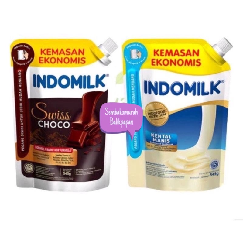 

INDOMILK KRIMER KENTAL MANIS POUCH 545GR (KEMASAN EKONOMIS)