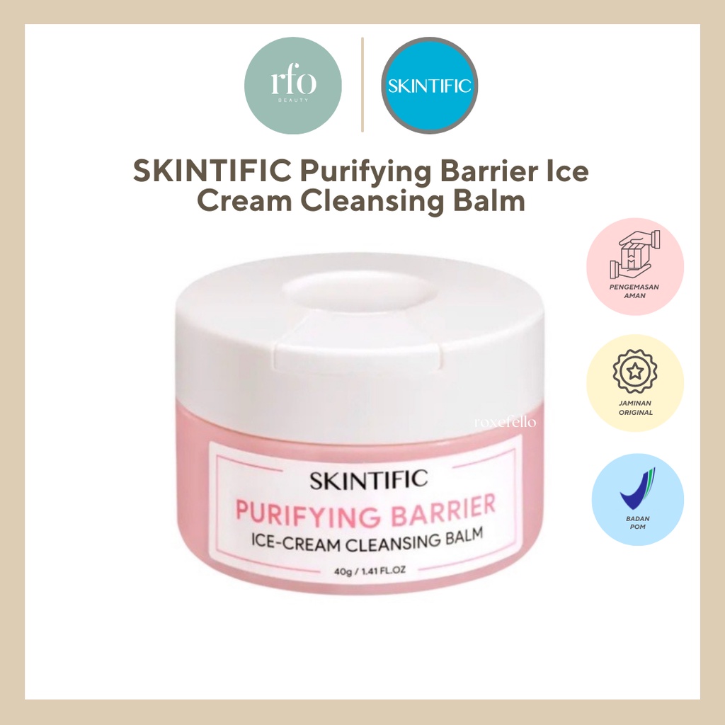 SKINTIFIC Purifying Barrier Ice Cream Cleansing Balm