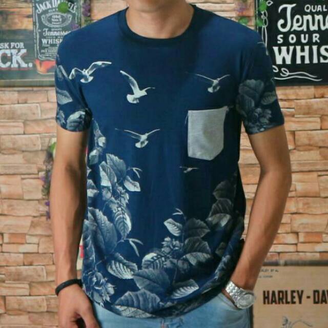  Baju  Remaja  Tshirt Printing Bird Kaos Distro  Soft Cotton 