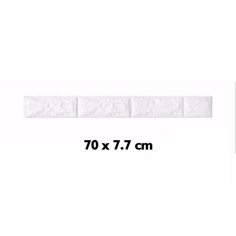 Wallpaper Dinding Wallpaper 3D Motif Foam Batu Bata  Promo!! Wallpaper Dinding 3D FOAM Wallfoam-7.7 x 70 cm