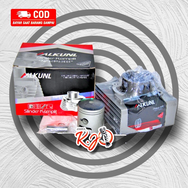 Blok cylinder block seher Boring Piston Kit Assy Satria 2tak Satria2tak 120r Hiu Lumba Asli MLKUNL