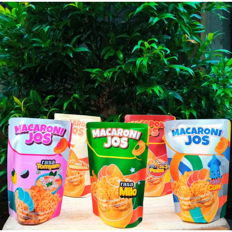 

macaroni jos gurih renyah kemasan 100gr