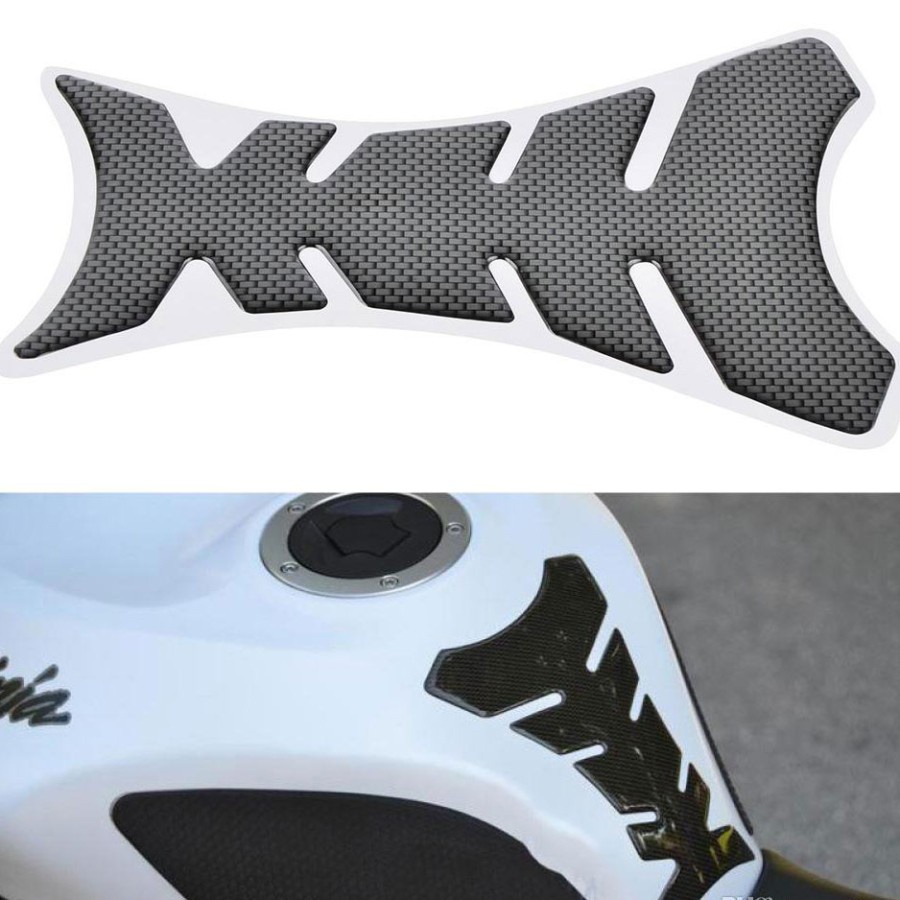 Progrip Tankpad Stiker Tangki Motor Carbon Fiber - BKK-14UD - Black