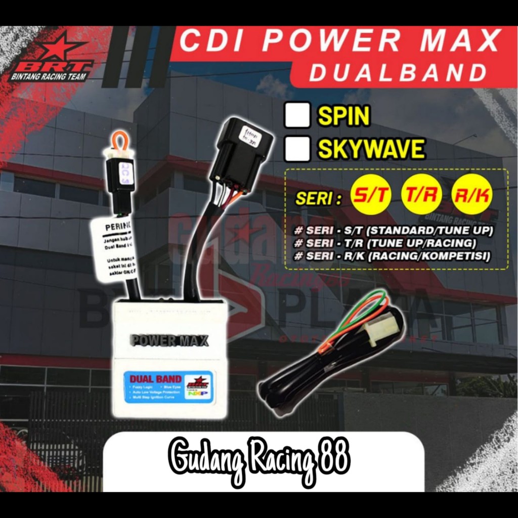 (GR88) CDI BRT POWERMAX HYPERBAND DUALBAND SPIN 125 - SKYWAVE