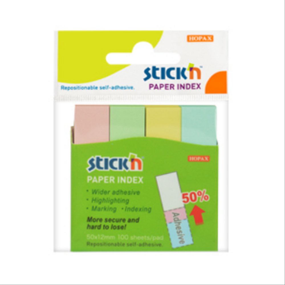 

Unik Sticky Note Hopax Paper Index 50x12 mm - 21612 Pastel Memo Pocket Diskon