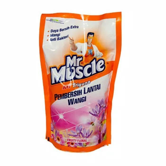 Mr. Muscle Axi Triguna Fruity Floral Pouch 800ml